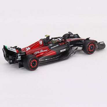 MiniGT Alfa Romeo C43 No.24 Zhou Guanyu 2023 F1 Australian GP 1:64 Model 728-L