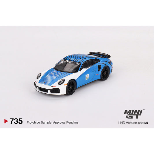 MiniGT Porsche 911 Turbo S Safety Car 2023 Daytona 24 Hrs 1:64 Model 735-L
