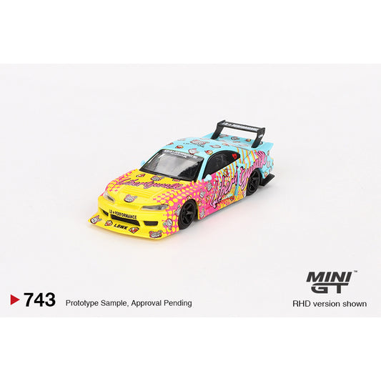 MiniGT Nissan LB-Super Silhouette S15 SILVIA LBWK KUMA 1:64 Diecast Car 743