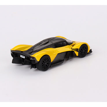 MiniGT Aston Martin Valkyrie Sunburst Yellow 1:64 Diecast Model 744-L