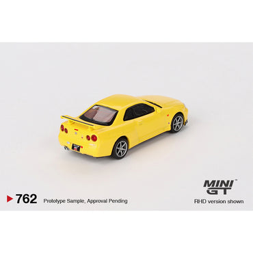 MiniGT Nissan Skyline GT-R (R34) V-Spec Lightning 1:64 Diecast Model 762-R