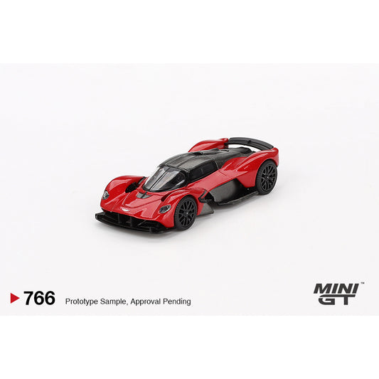 MiniGT Aston Martin Valkyrie Hyper Red 1:64 Diecast Model 766