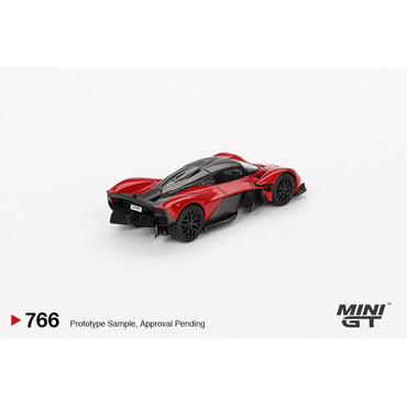 MiniGT Aston Martin Valkyrie Hyper Red 1:64 Diecast Model 766