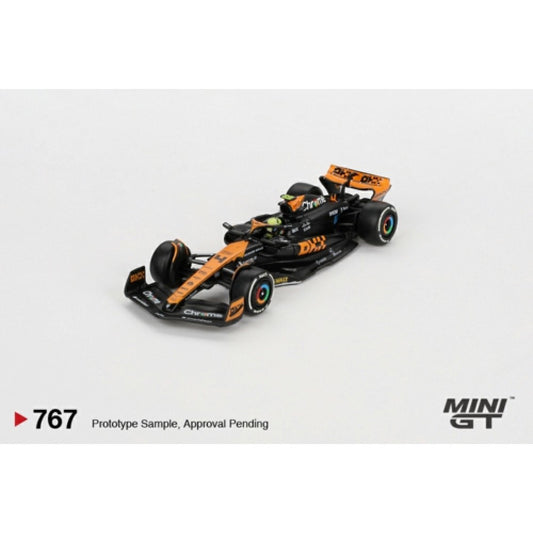 MiniGT F1 McLaren MCL60 No.4 Lando Norris 2023 JP GP 1:64 Diecast Model 767-L