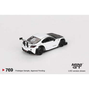 MiniGT Toyota GR86 LB Nation White 1:64 Diecast Model 769-R