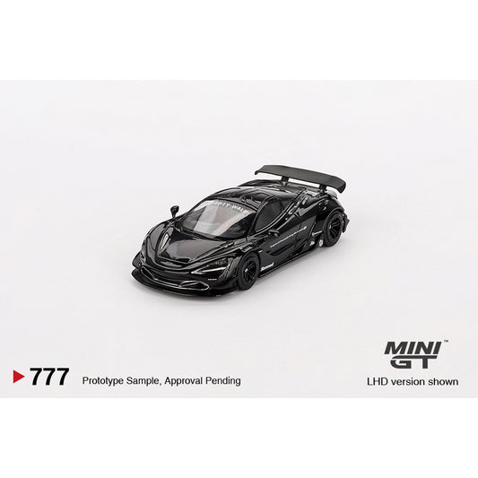 MiniGT McLaren 720S LB Works Black 1:64 Diecast Model 777