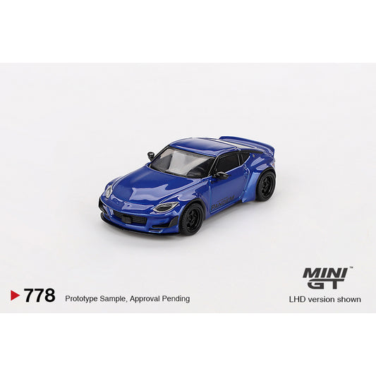MiniGT Nissan Z Pandem Seiran Blue 1:64 Diecast Model 778