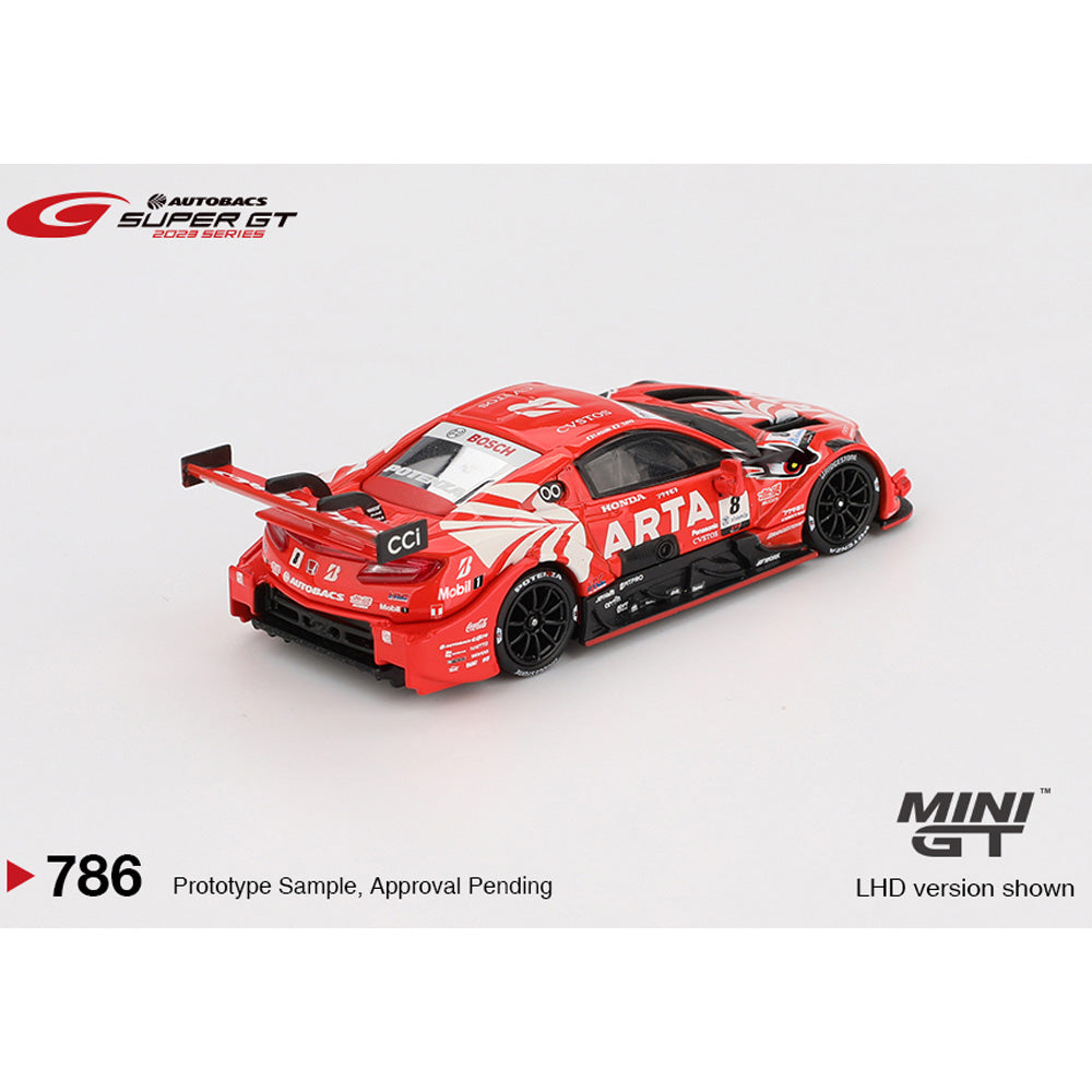MiniGT Honda NSX-GT Type S GT500 ARTA MUGEN No.8 2023 Super GT 1:64 Diecast 786