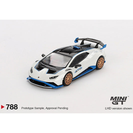 MiniGT Lamborghini Huracán STO Bianco Asopo 1:64 Diecast Car 788