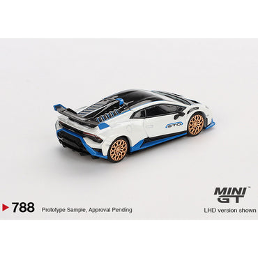MiniGT Lamborghini Huracán STO Bianco Asopo 1:64 Diecast Car 788