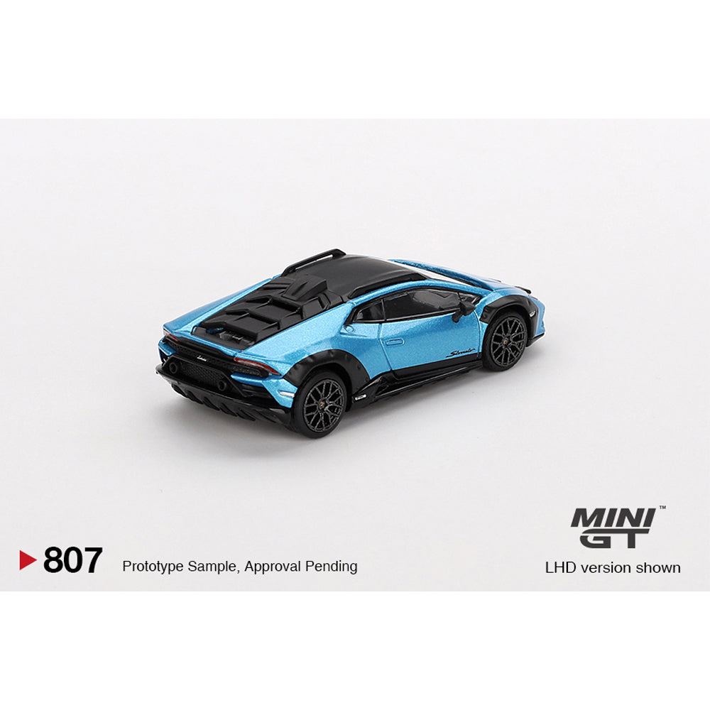 MiniGT Lamborghini Huracan Sterrato Blu Aegir 1:64 Diecast Model 807-R