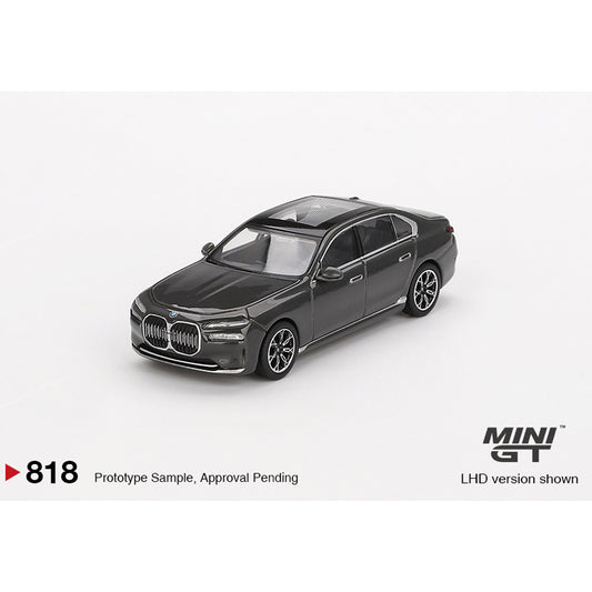 MiniGT BMW i7 xDrive60 Dravit Grey 1:64 Diecast Car 818-R
