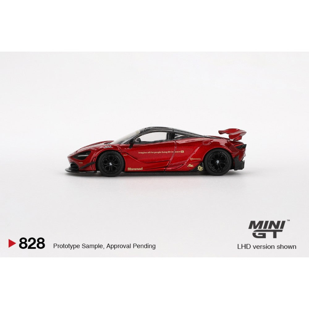MiniGT 1:64 McLaren 720S LB Works Gem Red (LHD) MGT00828-L
