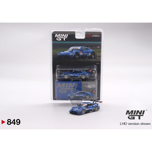 MiniGT Nissan Z GT500 #1 MARELLI IMPUL Z TEAM IMPUL '23 Super GT 1:64 Car 849-BL
