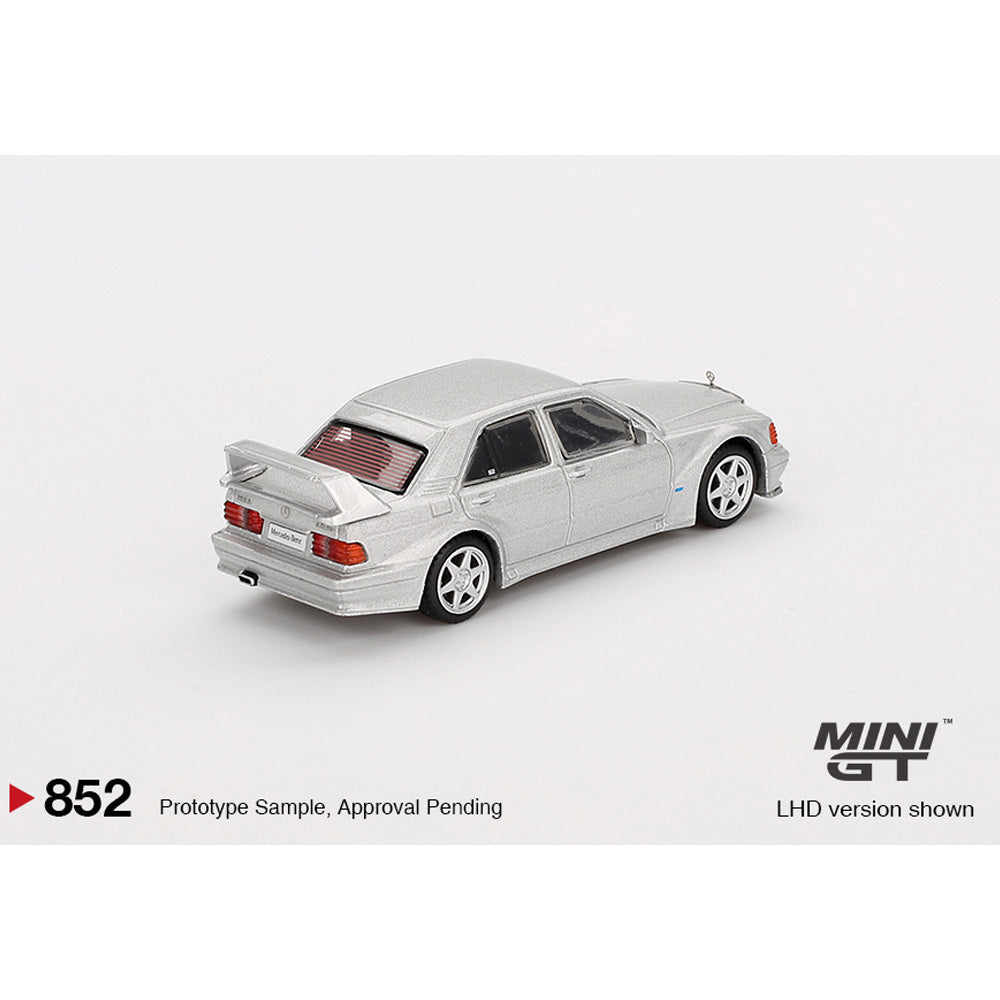MiniGT Mercedes-Benz 190E 2.5-16 Evolution II Astral Silver 1:64 Diecast Car 852