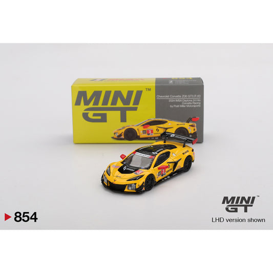 MiniGT Chevrolet Corvette Z06 GT3.R #3 Pratt Miller '24 IMSA 24Hr 1:64 Car 854-L