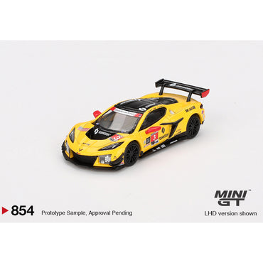 MiniGT Chevrolet Corvette Z06 GT3.R #3 Pratt Miller '24 IMSA 24Hr 1:64 Car 854-L