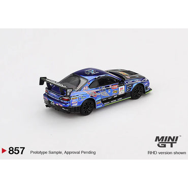 MiniGT Nissan Silvia (S15) D-MAX #46 2023 D1 Grand Prix 1:64 Diecast Car 857-BL