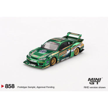 MiniGT Nissan LB-Super Silhouette S15 SILVIA LBWK 2024 Fausto Racing 1:64 858