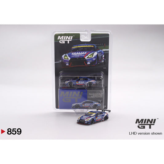 MiniGT Nissan GT-R NISMO GT3 #56 REALIZE NISSAN '23 SUPER GT 1:64 Car 859-BL
