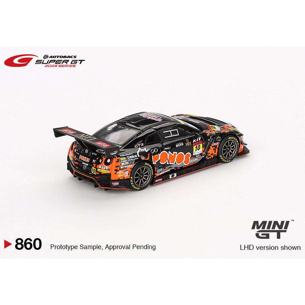 MiniGT Nissan GT-R NISMO GT3 #10 PONOS GAINER GT-R '23 Super GT 1:64 860 Blister