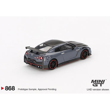 MiniGT Nissan GT-R Nismo 2024 NISMO Stealth Gray 1:64 Diecast Car 868