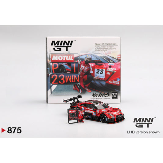 MiniGT Nissan GT-R NISMO #23 "MOTUL AUTECH GT-R 2021" Matsuda Collection No.2