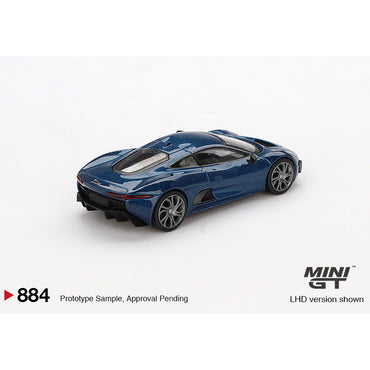 MiniGT Jaguar C-X75 Blue 1:64 Diecast Car 884-L