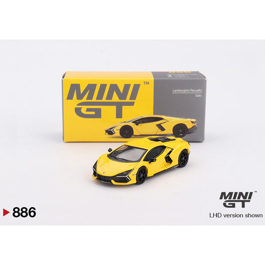 MiniGT Lamborghini Revuelto Giallo 1:64 Diecast Car 886