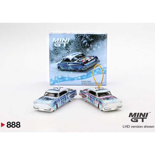 MiniGT Lincoln Capri Hot Rod Christmas 2024 Twin-Pack Sadchikov 1:64 Diecast Car
