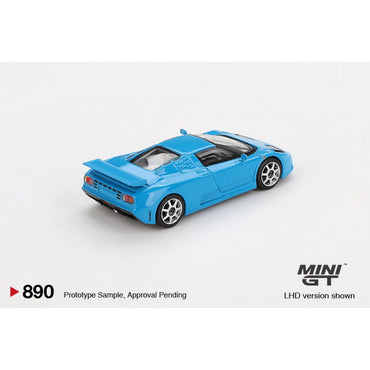 MiniGT Bugatti EB110 Super Sport Blu Bugatti (LHD) 1:64 Diecast Model 890