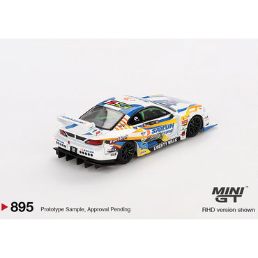 MiniGT Nissan LB-Super Silhouette S15 Silvia #555 2023 Formula Drift 1:64 895-BL