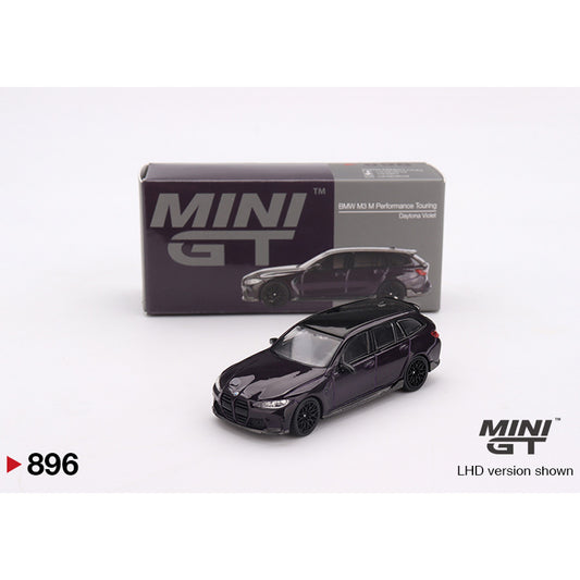 MiniGT BMW M3 M Performance Touring Daytona Violet 1:64 Diecast Car 896