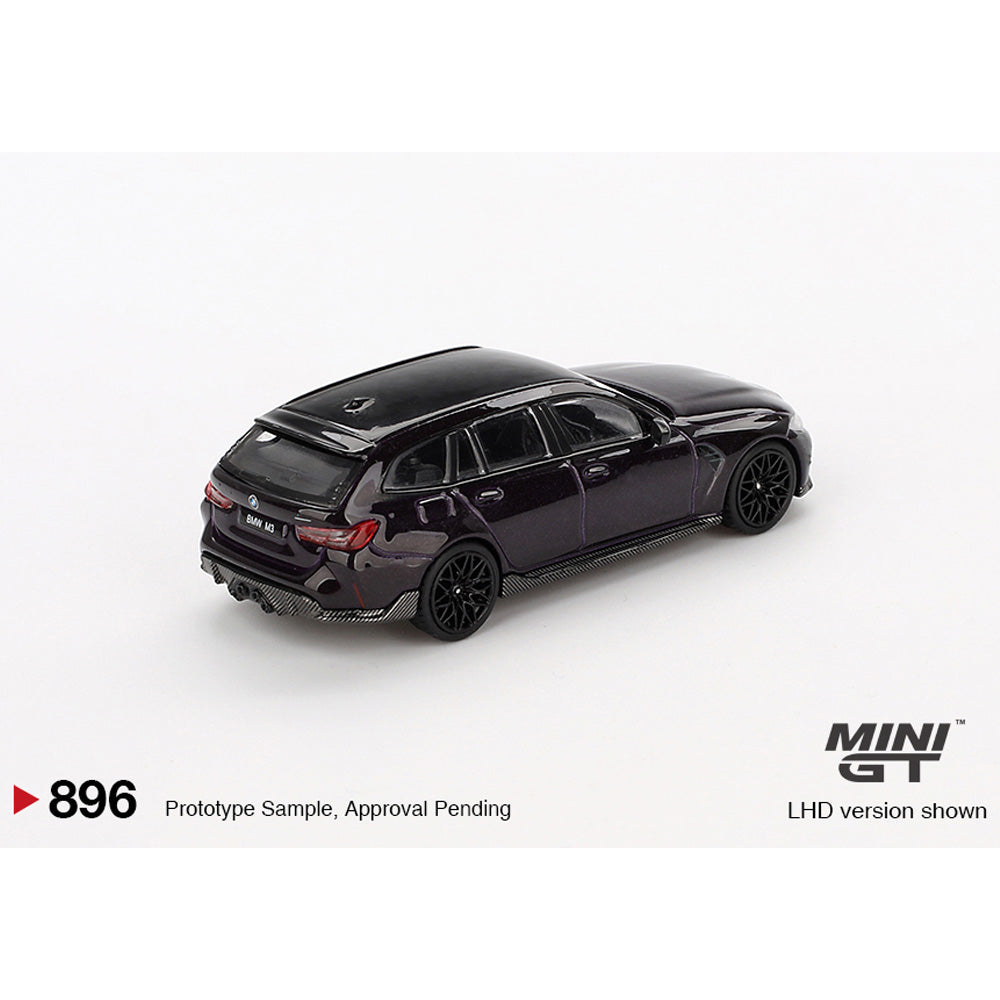 MiniGT BMW M3 M Performance Touring Daytona Violet 1:64 Diecast Car 896