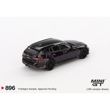 MiniGT BMW M3 M Performance Touring Daytona Violet 1:64 Diecast Car 896