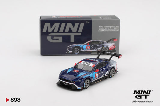 MiniGT Ford Mustang GT3 No.64 Ford Multimatic MS 2024 1:64 Diecast Car 0898-L
