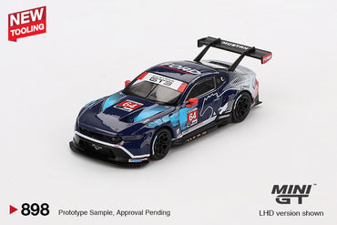 MiniGT Ford Mustang GT3 No.64 Ford Multimatic MS 2024 1:64 Diecast Car 0898-L