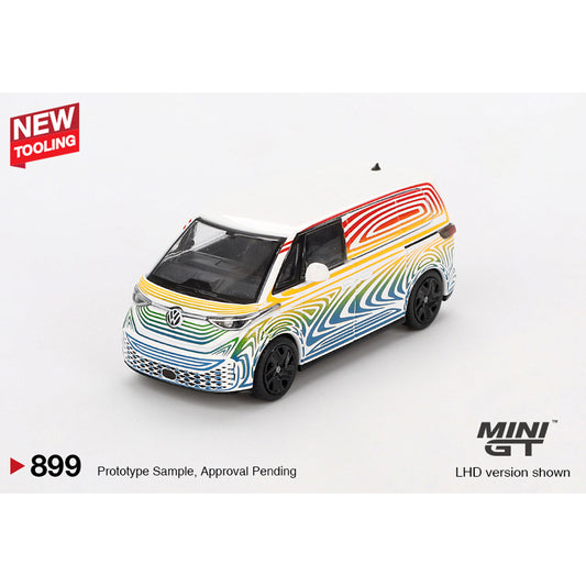 MiniGT Volkswagen ID. Buzz Prototype "Rainbow" 1:64 Diecast Car 899-R