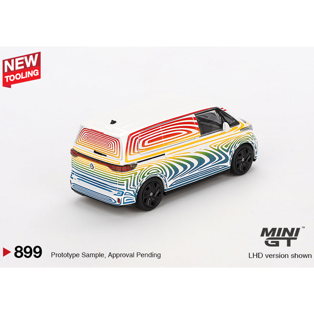 MiniGT Volkswagen ID. Buzz Prototype "Rainbow" 1:64 Diecast Car 899-R