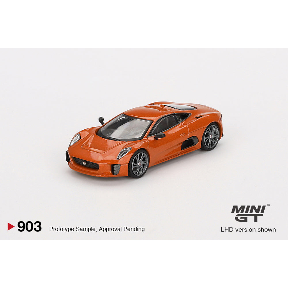 MiniGT 007 Jaguar C-X75 Spectre Chinese Poster Design 1:64 Diecast Car 903-007TC