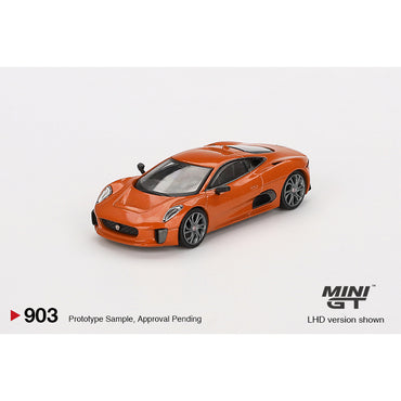 MiniGT 007 Jaguar C-X75 Spectre Chinese Poster Design 1:64 Diecast Car 903-007TC