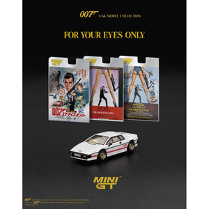 MiniGT 007 James Bond For Your Eyes Only Lotus Esprit Turbo English 1:64 Diecast
