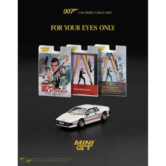 MiniGT 007 James Bond For Your Eyes Only Lotus Esprit Turbo Japan 1:64 Diecast