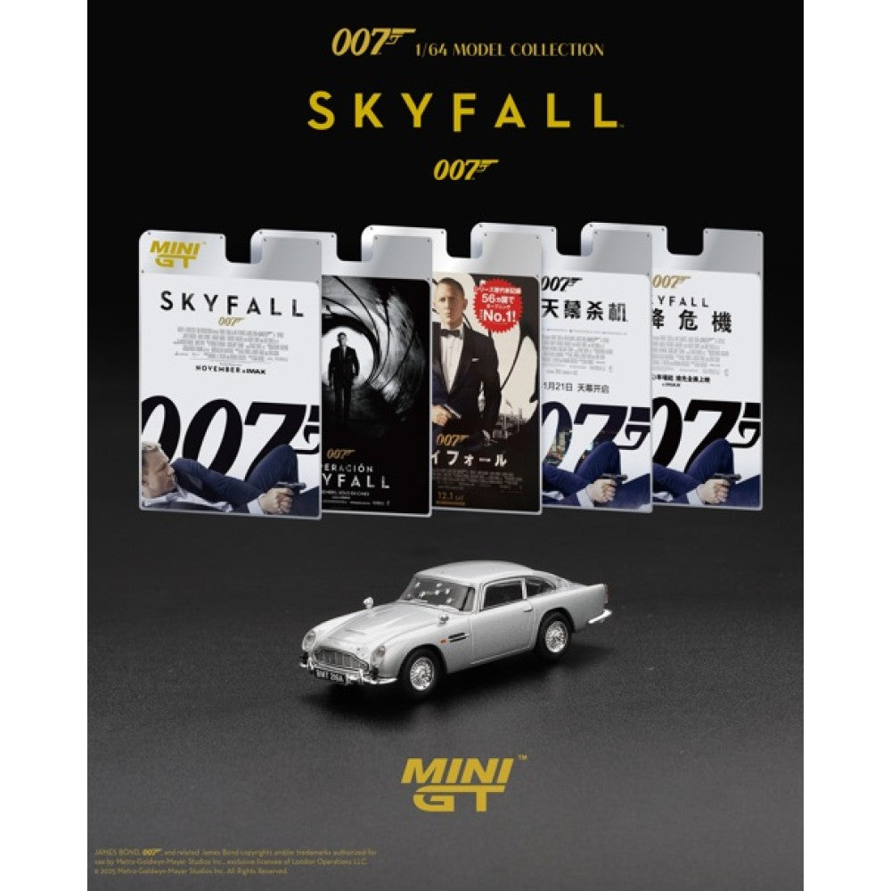 MiniGT Aston Martin DB5 Skyfall (RHD) Spanish Blister Pkg 1:64 Car 0913-007S