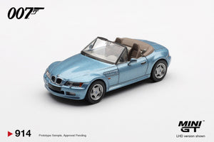 MiniGT James Bond BMW Z3 Goldeneye Trad. Chinese 1:64 Diecast Car 0914-007TC