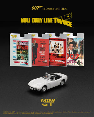 MiniGT James Bond Toyota 2000GT Roadster You Only Live Twice Jap 1:64 0915-007J