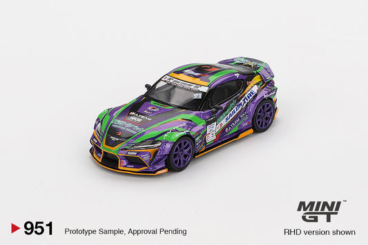 Mini GT 1:64 Toyota GR Supra KUHL 2021 D1GP Evangelion Racing (RHD) MGT00951-BL
