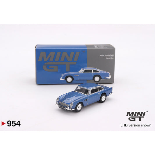 MiniGT Aston Martin DB5 Sierra Blue 1:64 Diecast Model 954