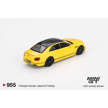 MiniGT Bentley Flying Spur Monaco Yellow 1:64 Diecast Car 955