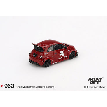MiniGT LB-WORKS x Abas Works ABARTH 595 Red 1:64 Diecast Car 963-R